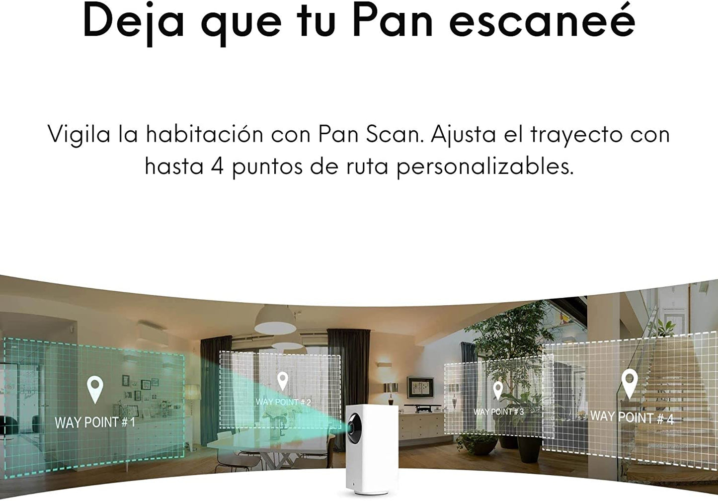 360° Rotation Camera with Night Vision and 2-Way Audio