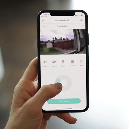 360° Rotation Camera with Night Vision and 2-Way Audio